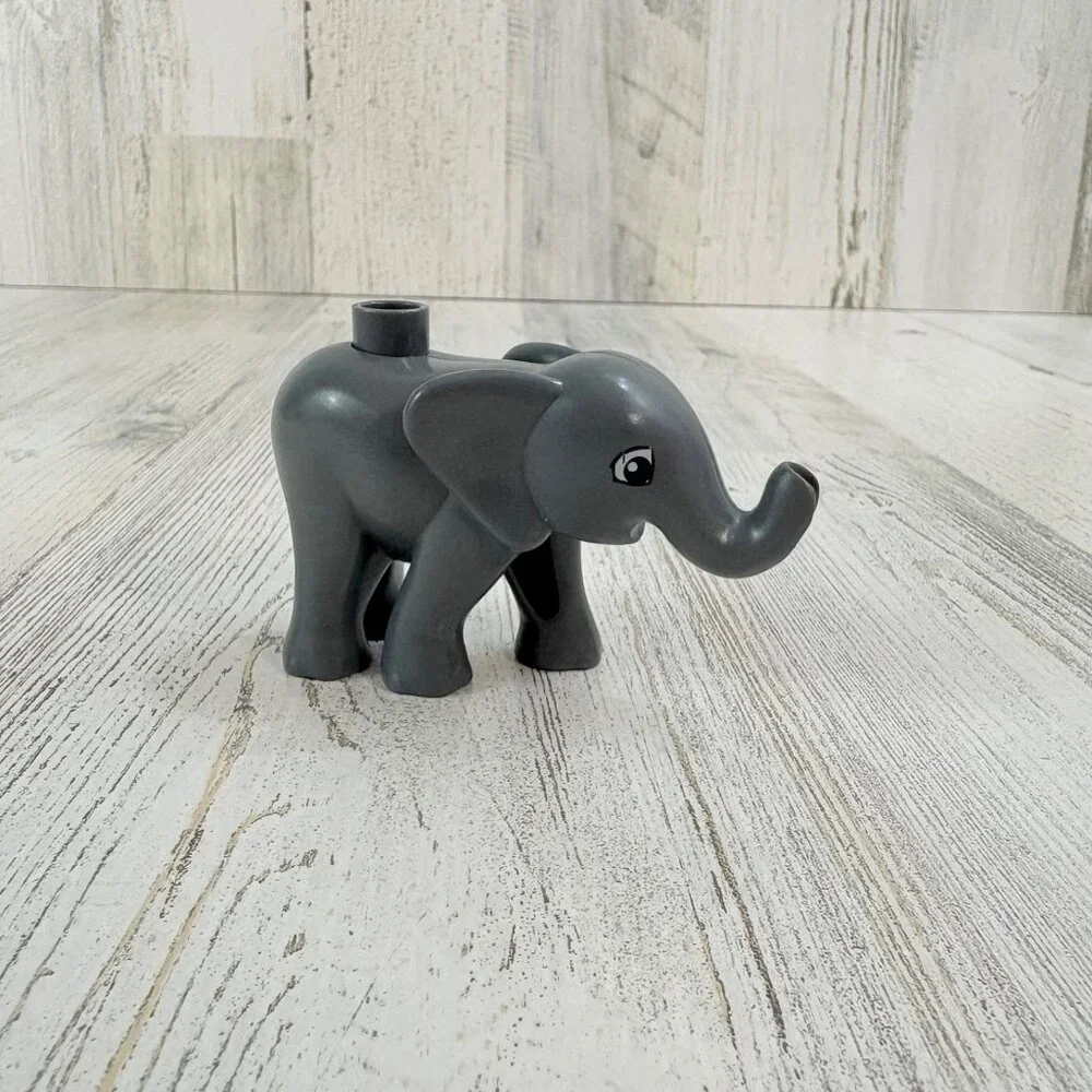 Lego Duplo GRAY BABY ELEPHANT Animal Circus Safari Zoo